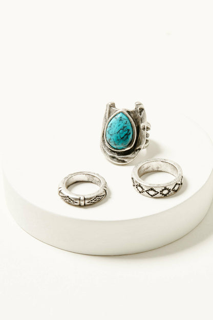 Idyllwind Women | Harper Horseshoe Statement Ring Set - 3 Piece