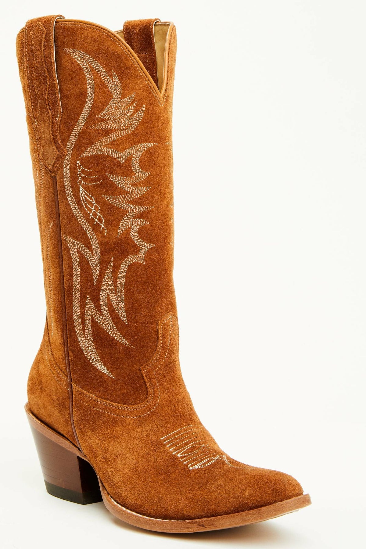 Idyllwind Women | Charmed Life Cognac Suede Western Boots - Round Toe