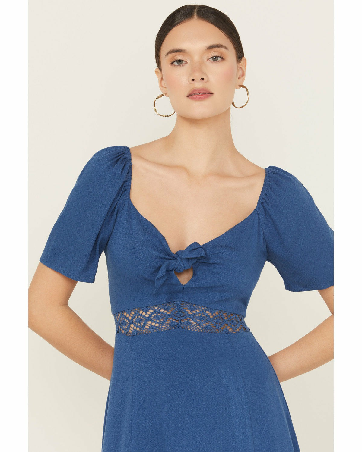 Idyllwind Women | Beth Jacquard Print Short Sleeve Midi Dress
