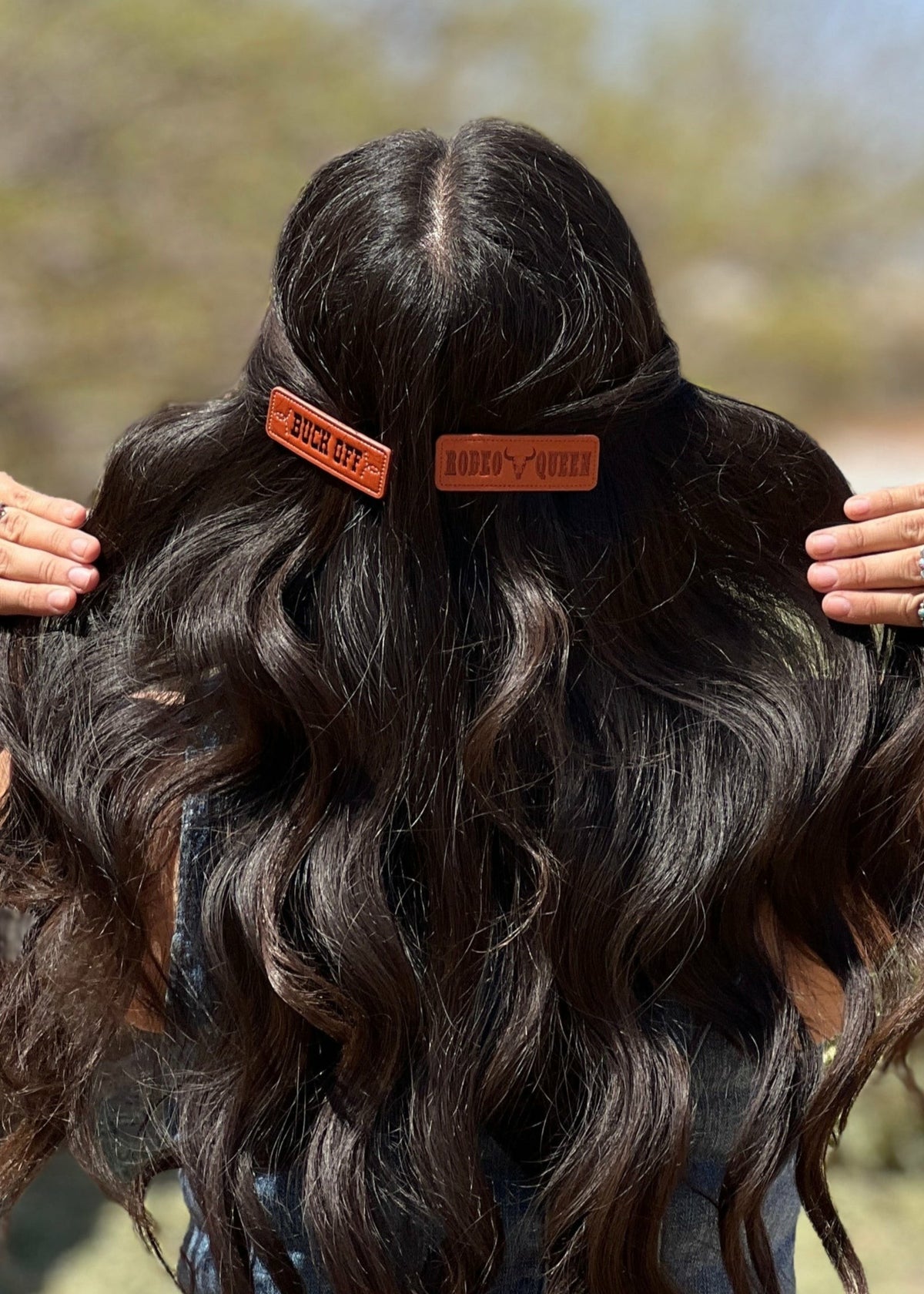 Idyllwind Women | Buck Off Faux Leather Hair Clip Set - 2 Piece