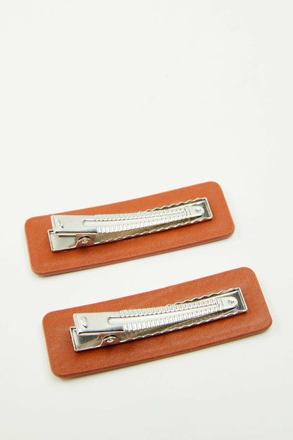Idyllwind Women | Buck Off Faux Leather Hair Clip Set - 2 Piece