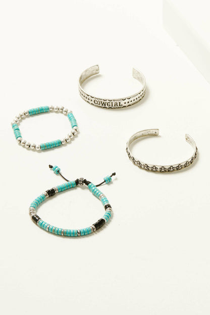 Idyllwind Women | Amberwood Navajo pearl Bracelet Set - 4 Piece