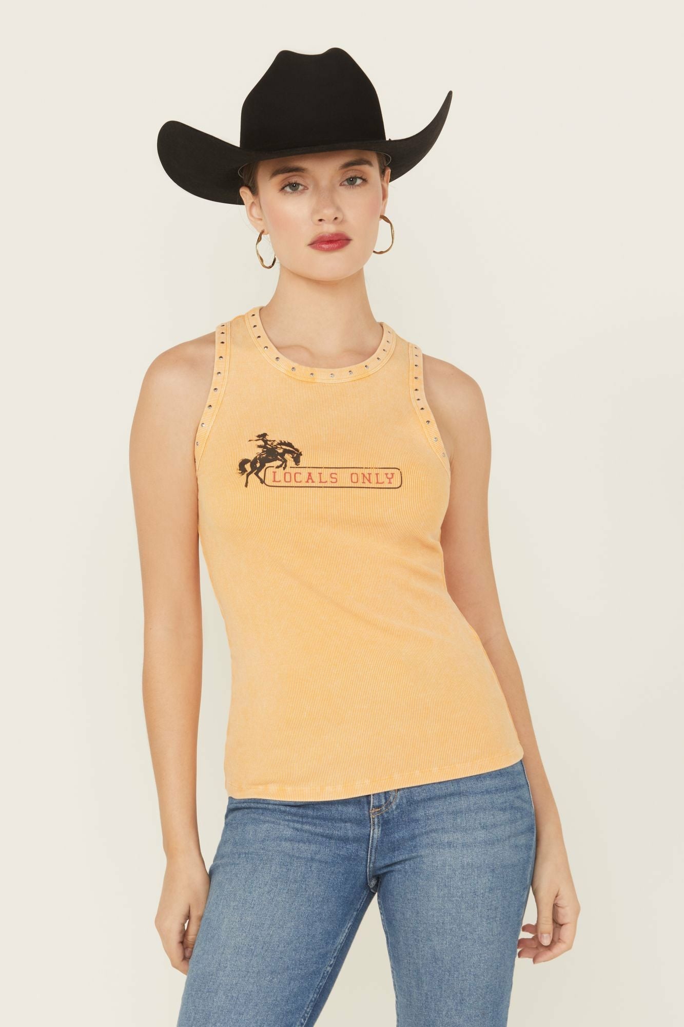 Idyllwind Women | Locals Only Graphic Ribbed Tank