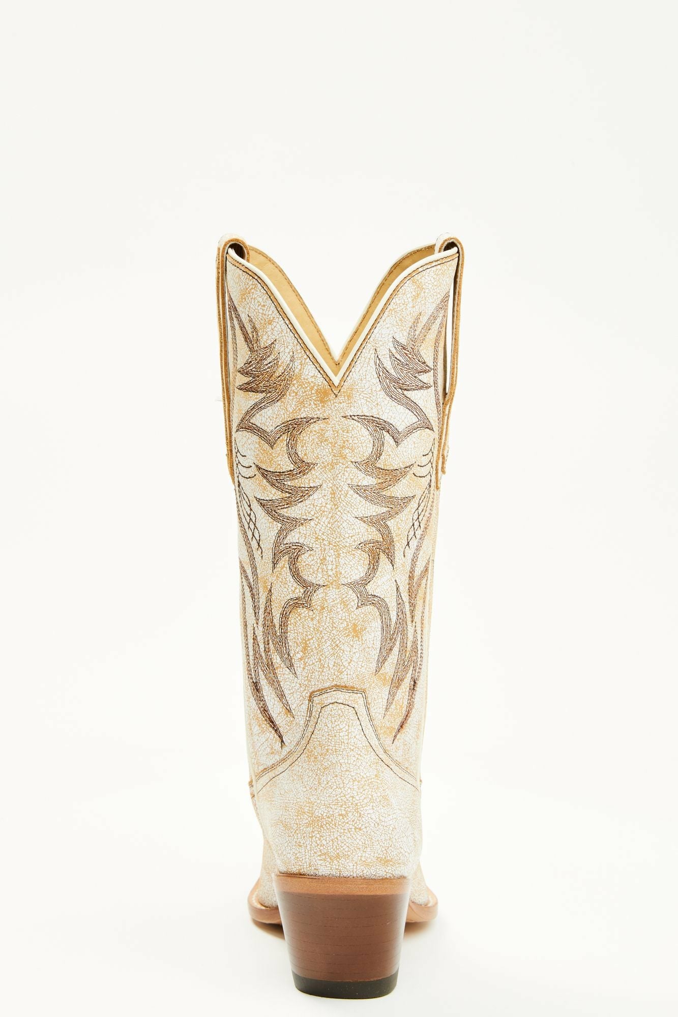 Idyllwind Women | Charmed Life Crackle White Leather Western Boots - Round Toe
