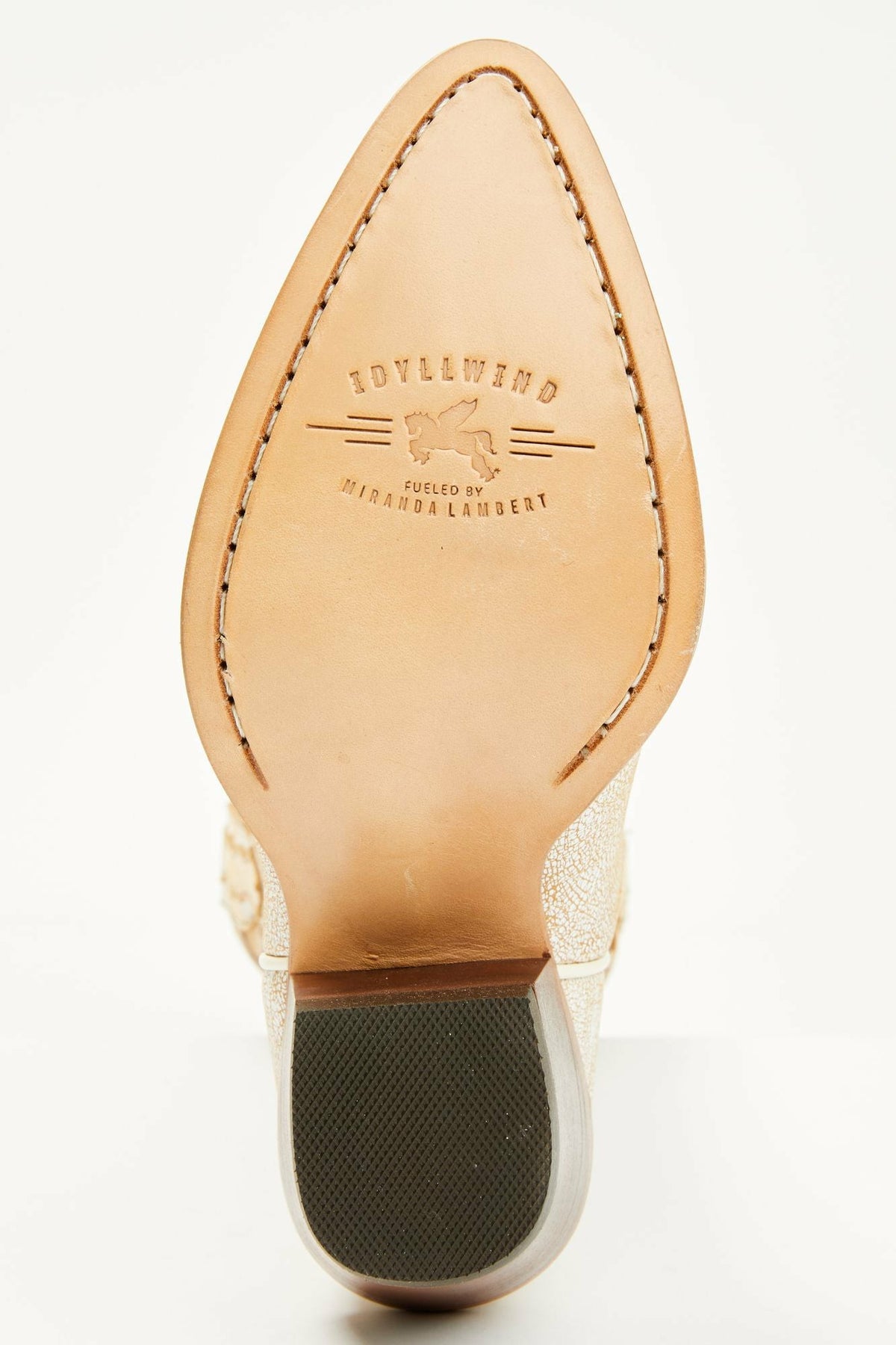 Idyllwind Women | Charmed Life Crackle White Leather Western Boots - Round Toe