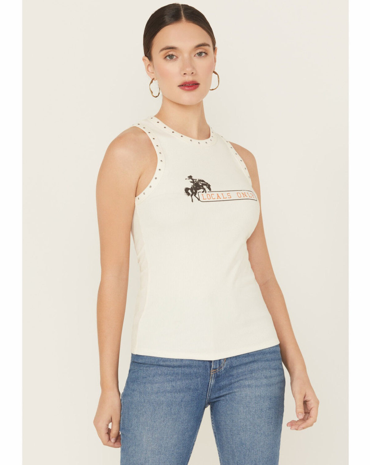 Idyllwind Women | Locals Only Graphic Ribbed Tank