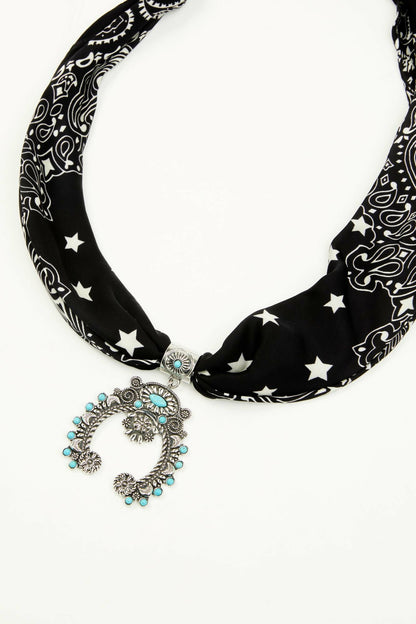 Idyllwind Women | Laurinda Squash Blossom Bandana Necklace