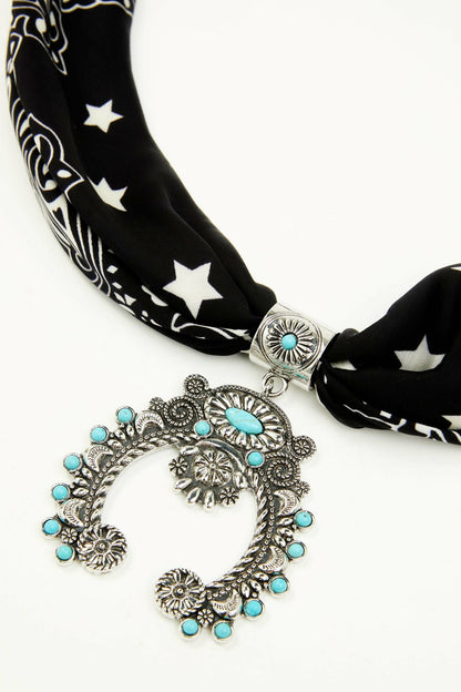 Idyllwind Women | Laurinda Squash Blossom Bandana Necklace