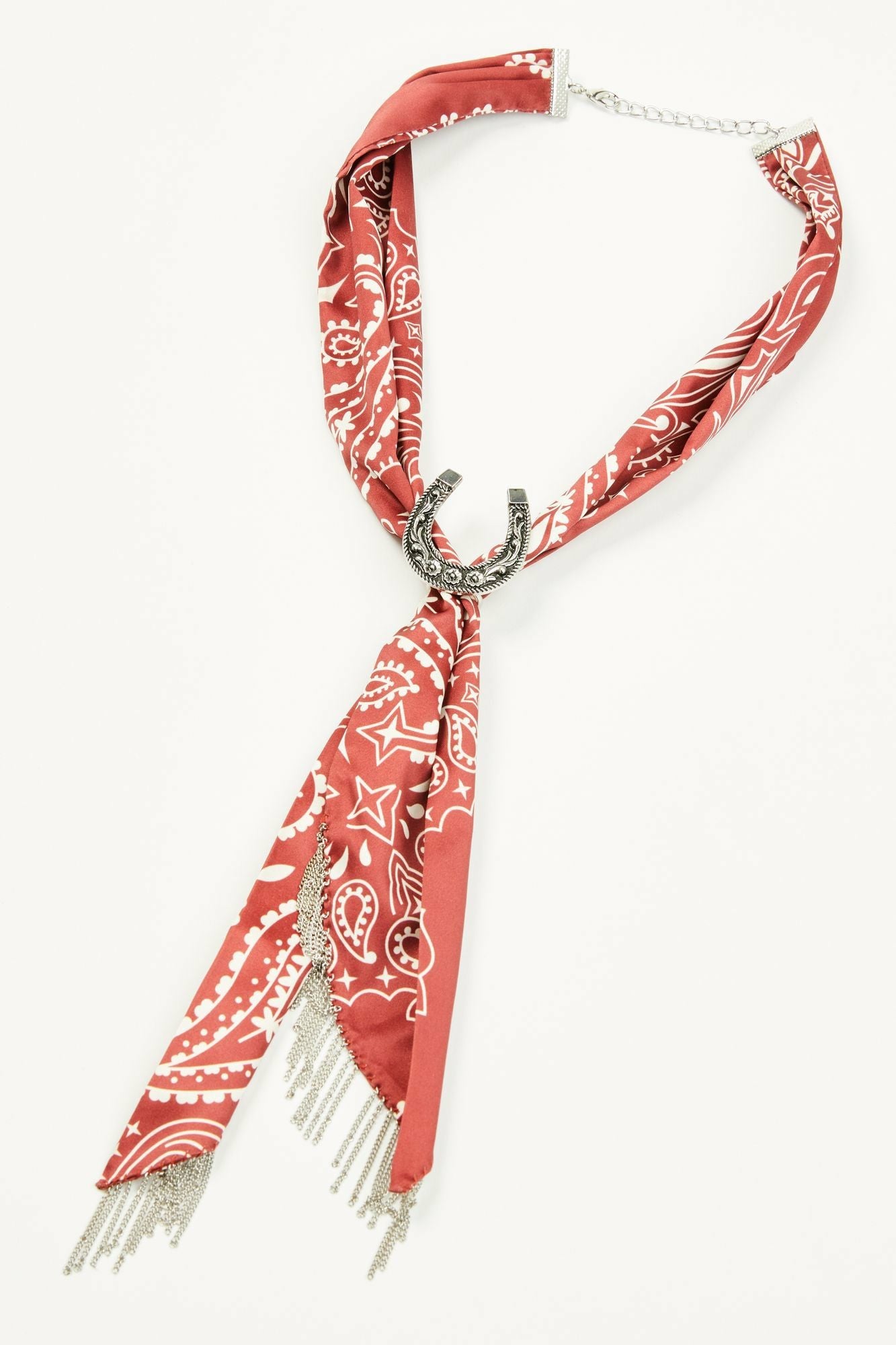 Idyllwind Women | Amelia Chain Fringe Bandana Necklace