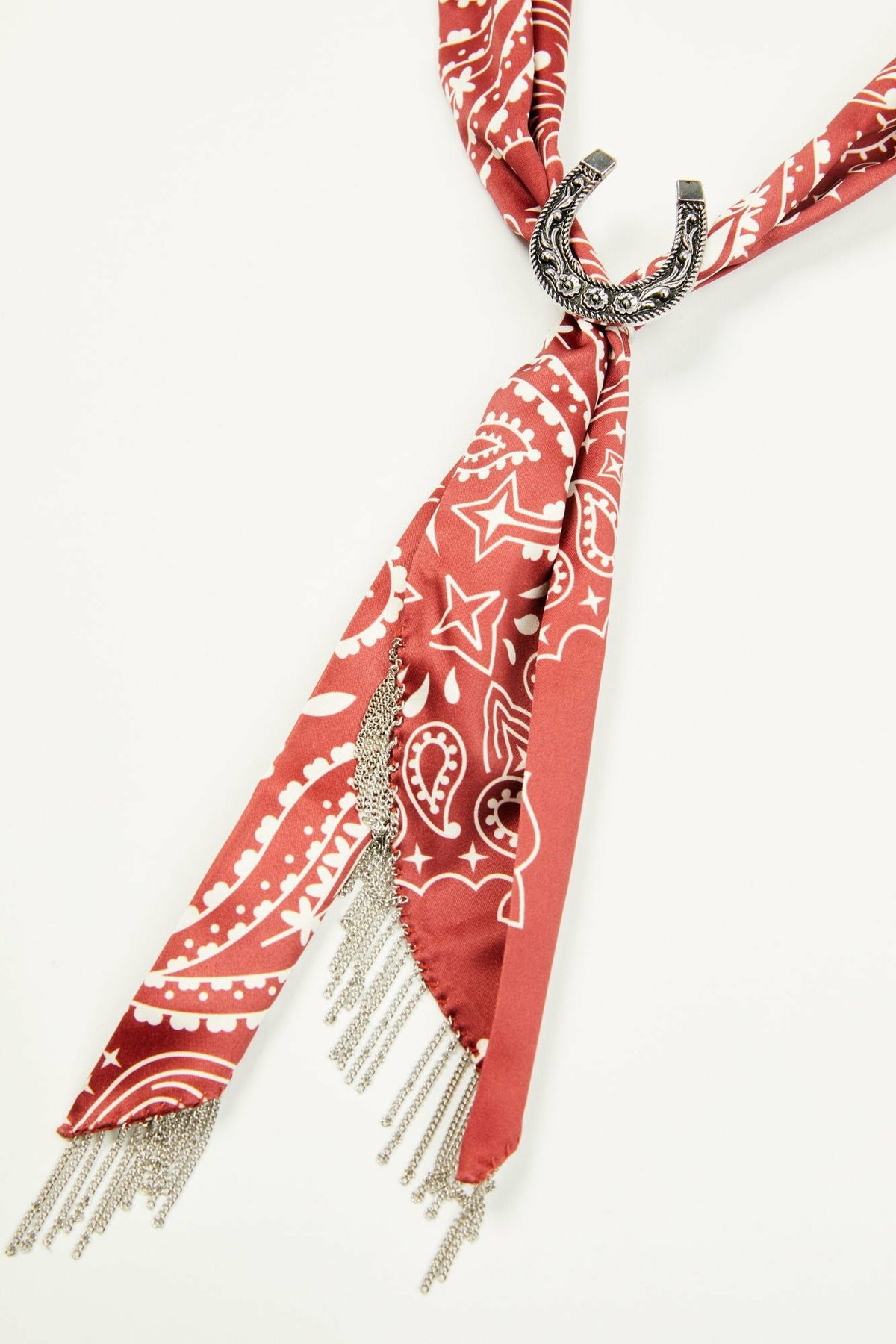 Idyllwind Women | Amelia Chain Fringe Bandana Necklace