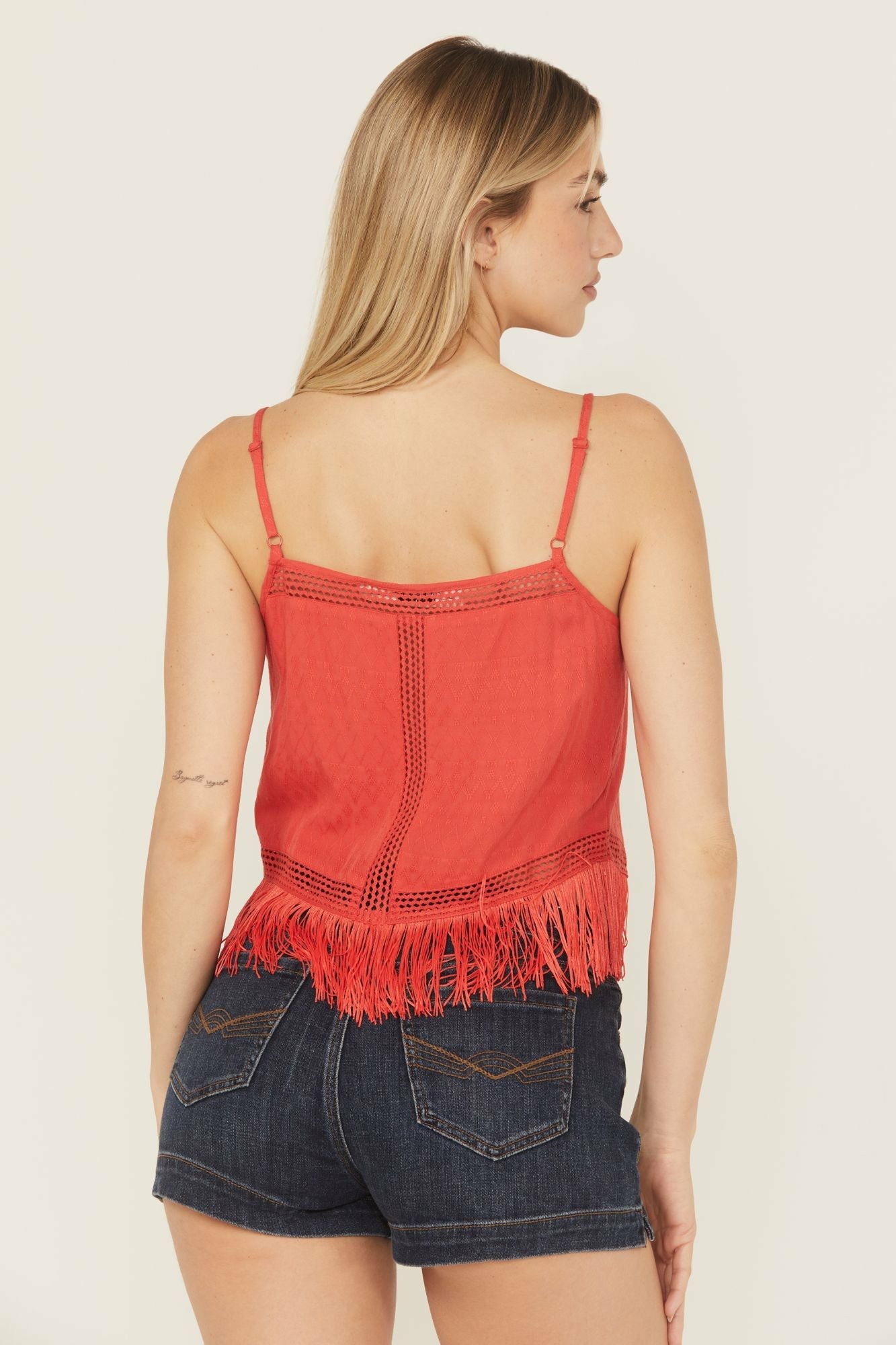 Idyllwind Women | Briarwick Jacquard Fringe Sleeveless Tank Top