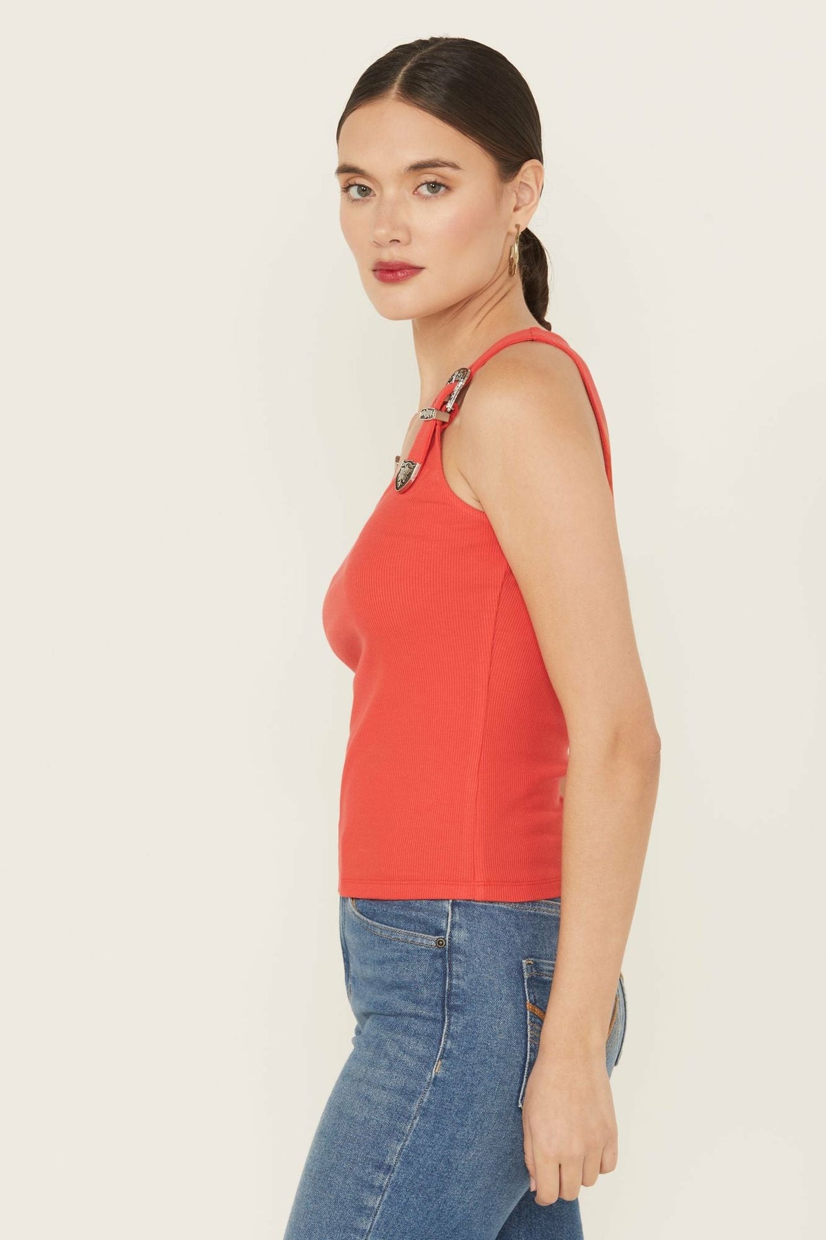 Idyllwind Women | Wylie Rib Knit Buckle Tank
