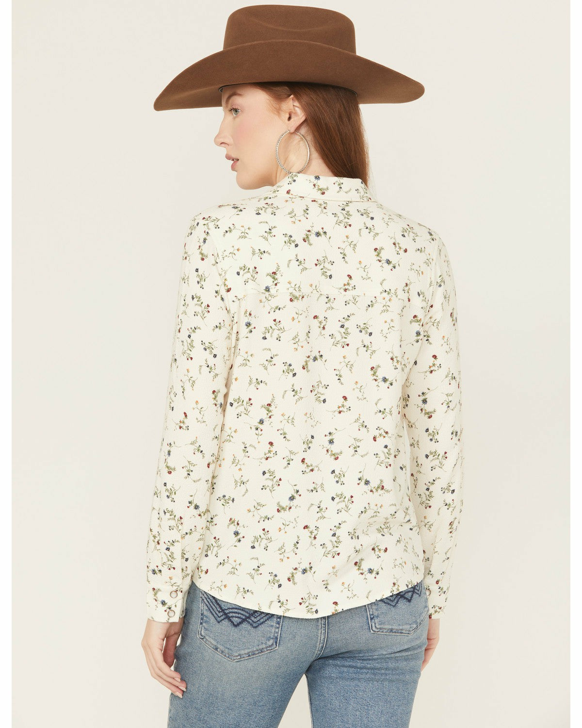 Idyllwind Women | Snowden Floral Print Long Sleeve Featherlight Western Shirt