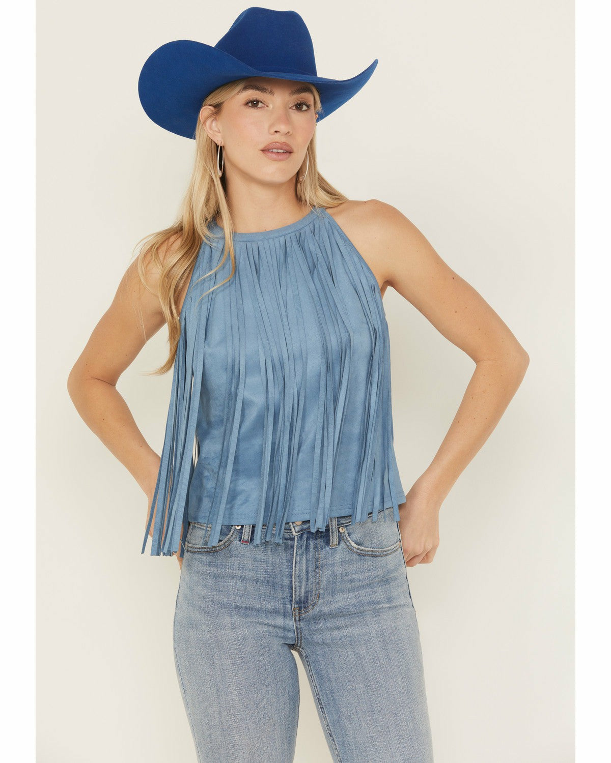 Idyllwind Women | Madie Faux Suede Fringe Tank