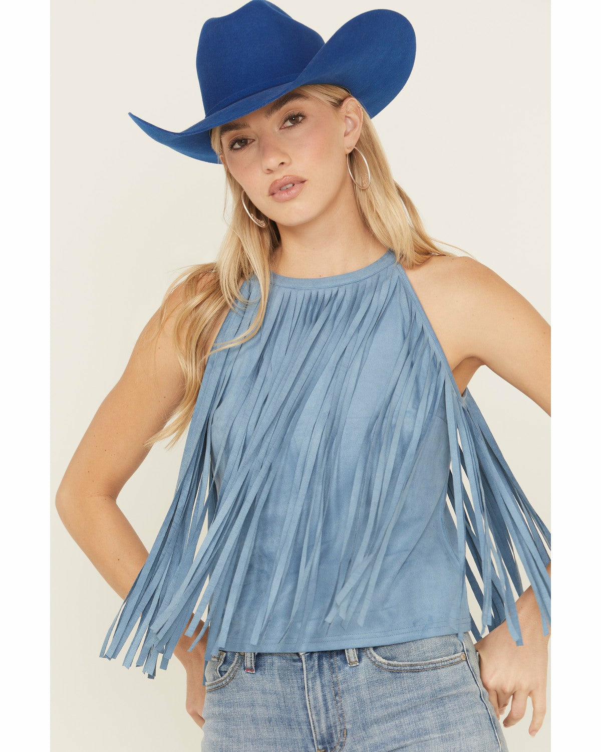 Idyllwind Women | Madie Faux Suede Fringe Tank