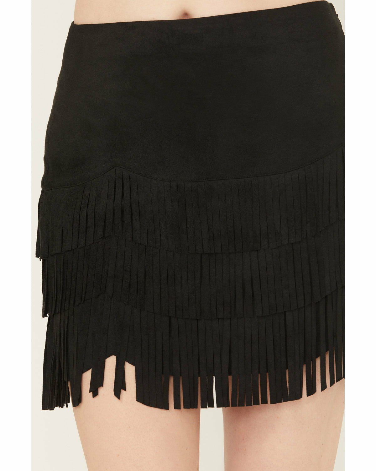 Idyllwind Women | Lindale Faux Suede Fringe Mini Skirt