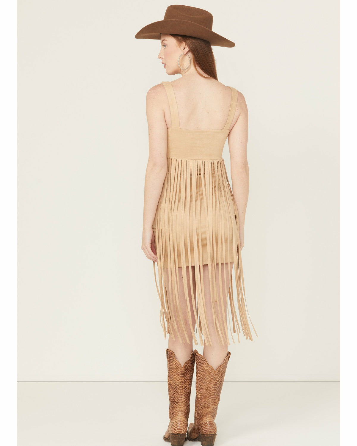Idyllwind Women | Ramsey Concho Trim Faux Suede Mini Dress
