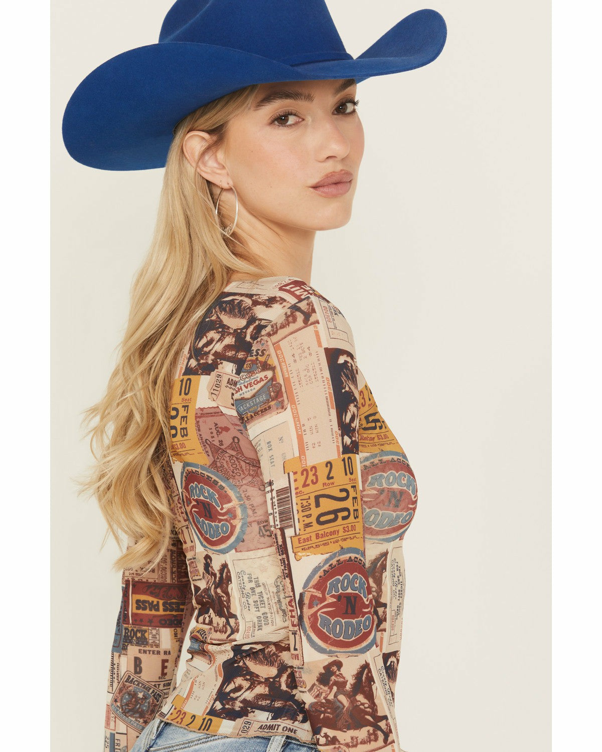 Idyllwind Women | Rodeo Ticket Long Sleeve Mesh Shirt