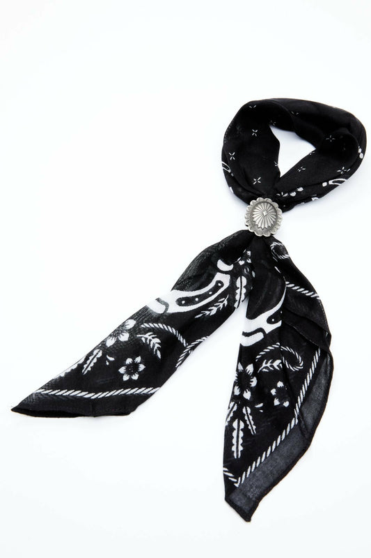 Idyllwind Women | Black From The West Bandana Necklace