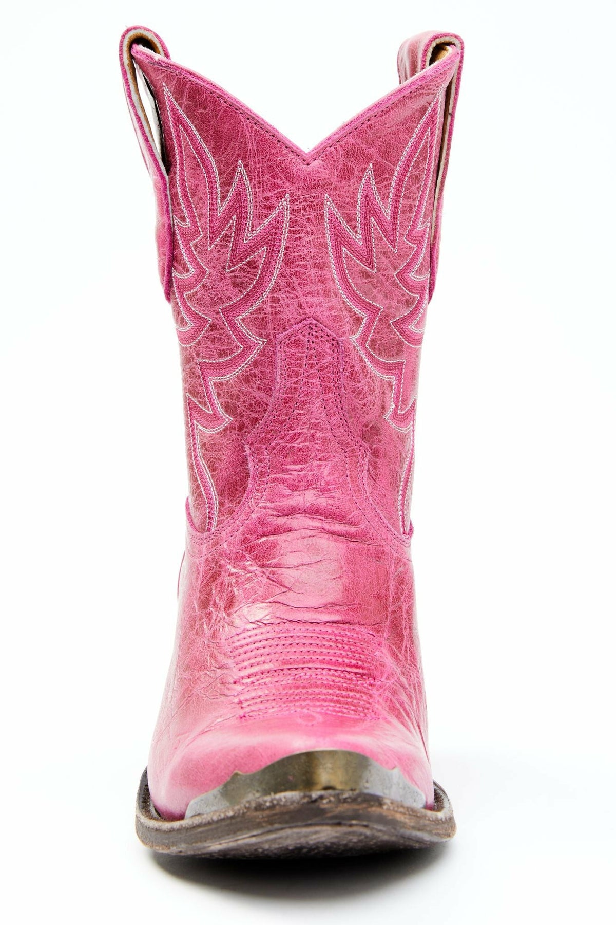 Idyllwind Women | Wheels Pink Leather Western Booties - Round Toe