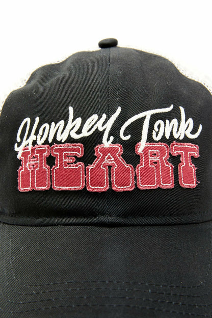 Idyllwind Women | Honky Tonk Heart Embroidered Mesh-Back Baseball Hat