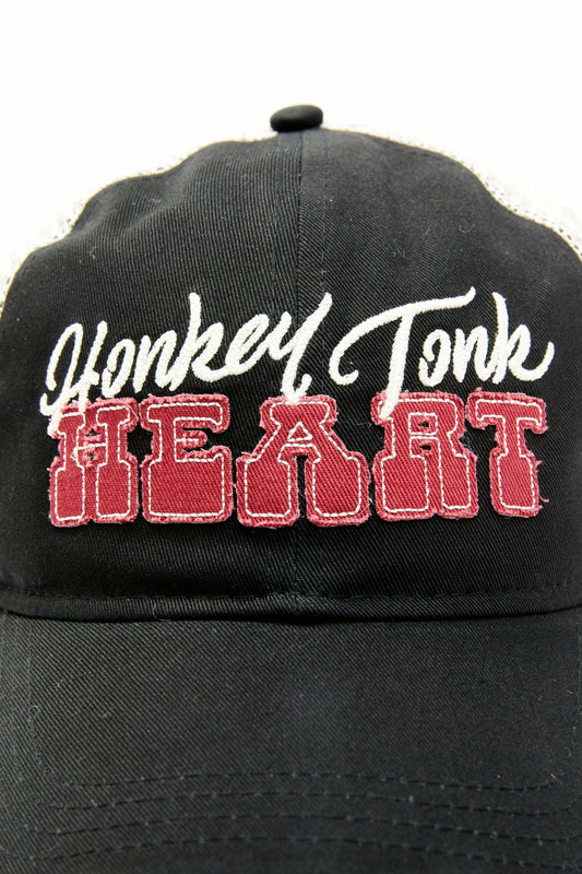 Idyllwind Women | Honky Tonk Heart Embroidered Mesh-Back Baseball Hat