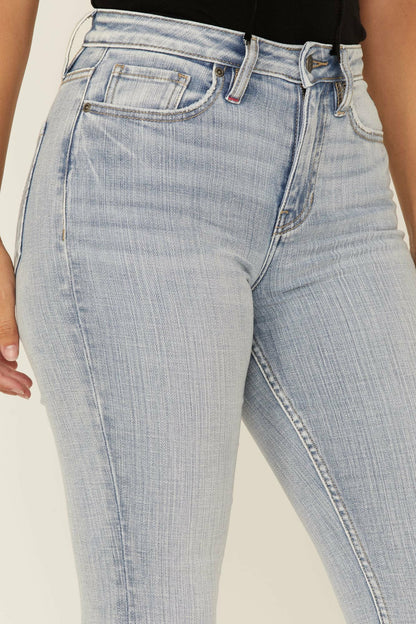 Idyllwind Women | Light Wash Mustang High Risin Released Hem Flare Jeans