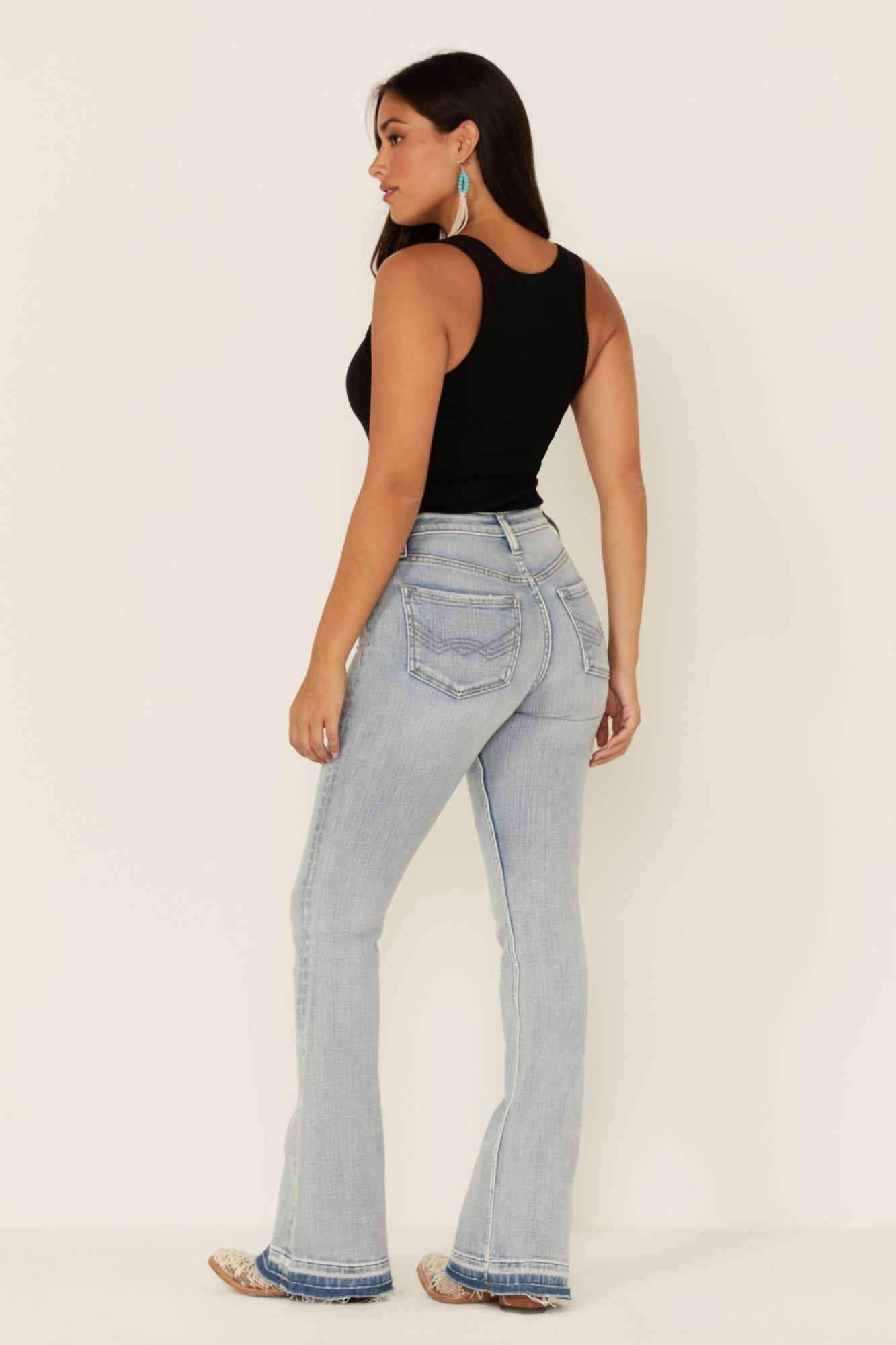 Idyllwind Women | Light Wash Mustang High Risin Released Hem Flare Jeans
