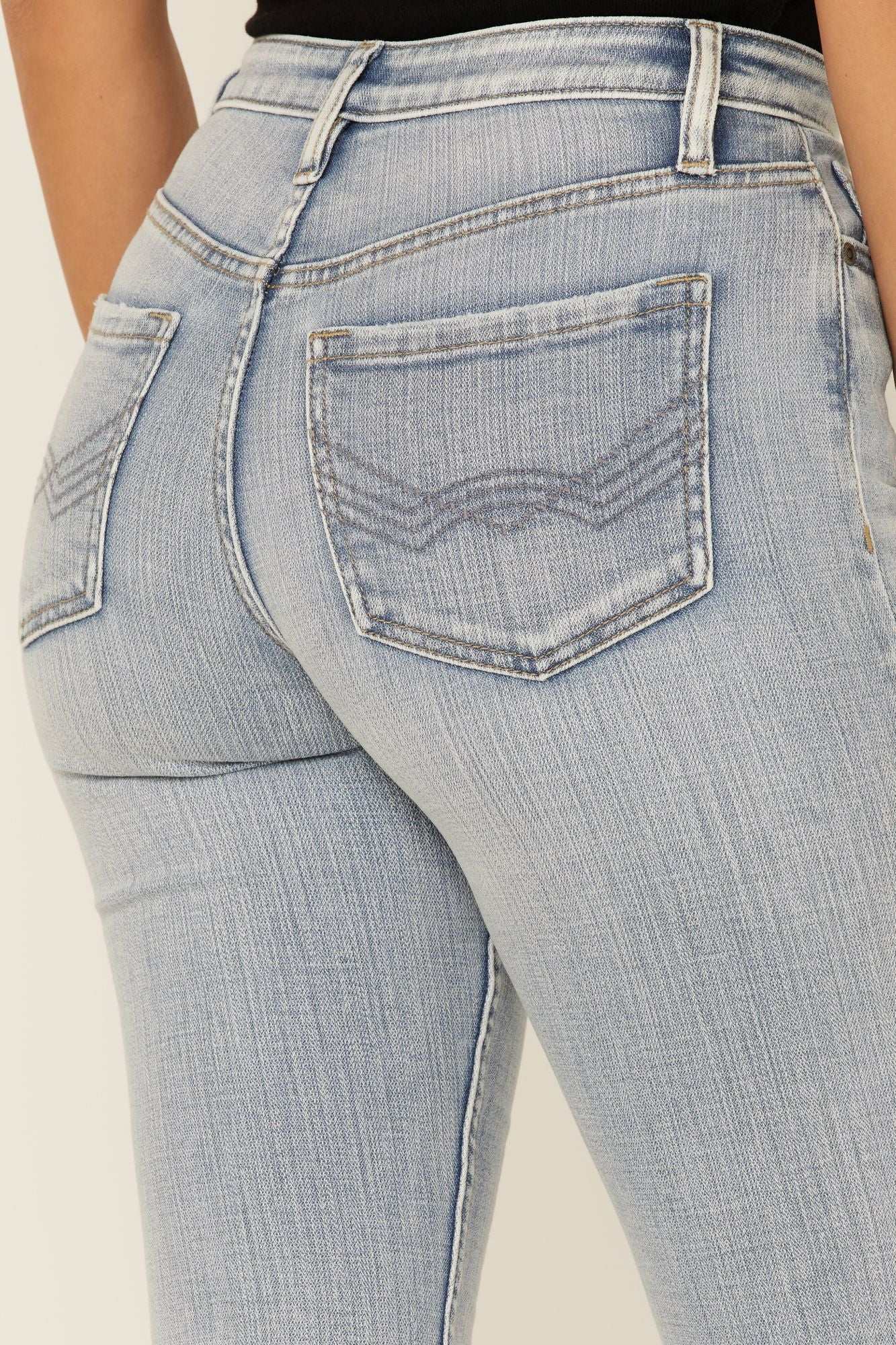 Idyllwind Women | Light Wash Mustang High Risin Released Hem Flare Jeans