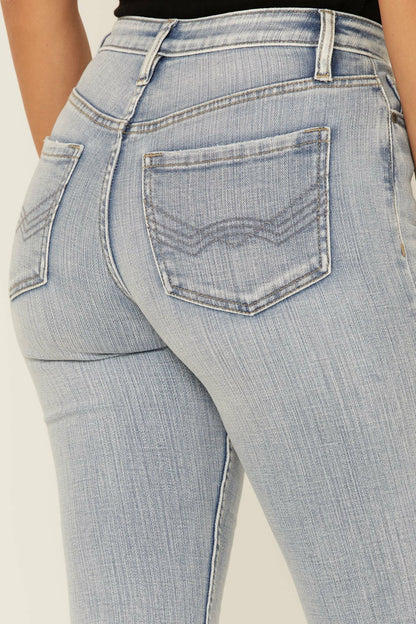 Idyllwind Women | Light Wash Mustang High Risin Released Hem Flare Jeans