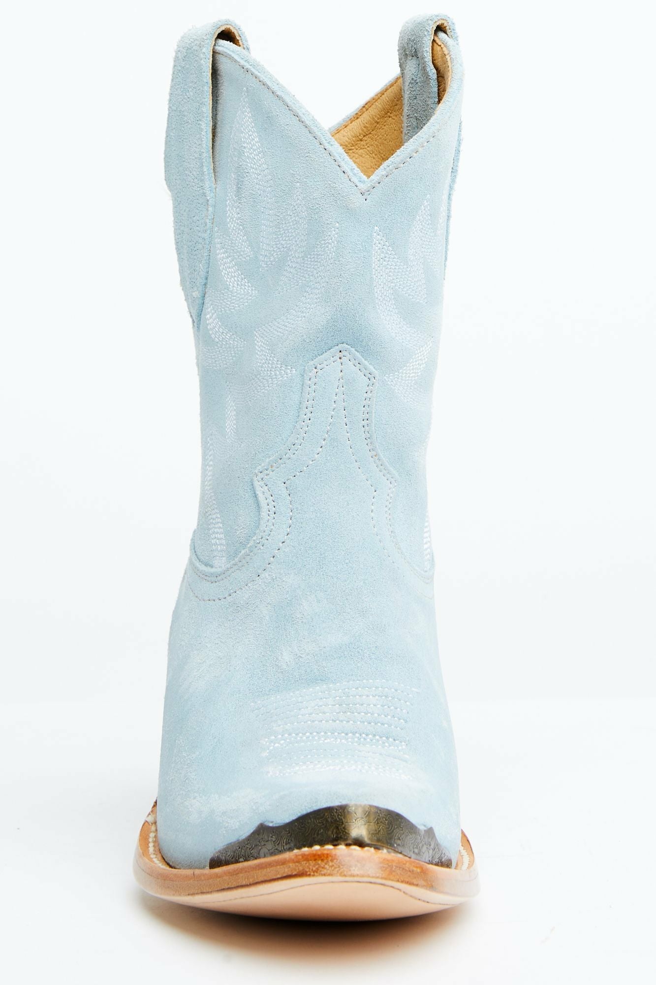 Idyllwind Women | Wheels Blue Suede Western Booties - Round Toe