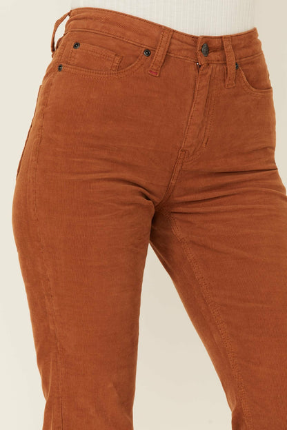 Idyllwind Women | Pecan High Rise Flare Stretch Corduroy Jeans