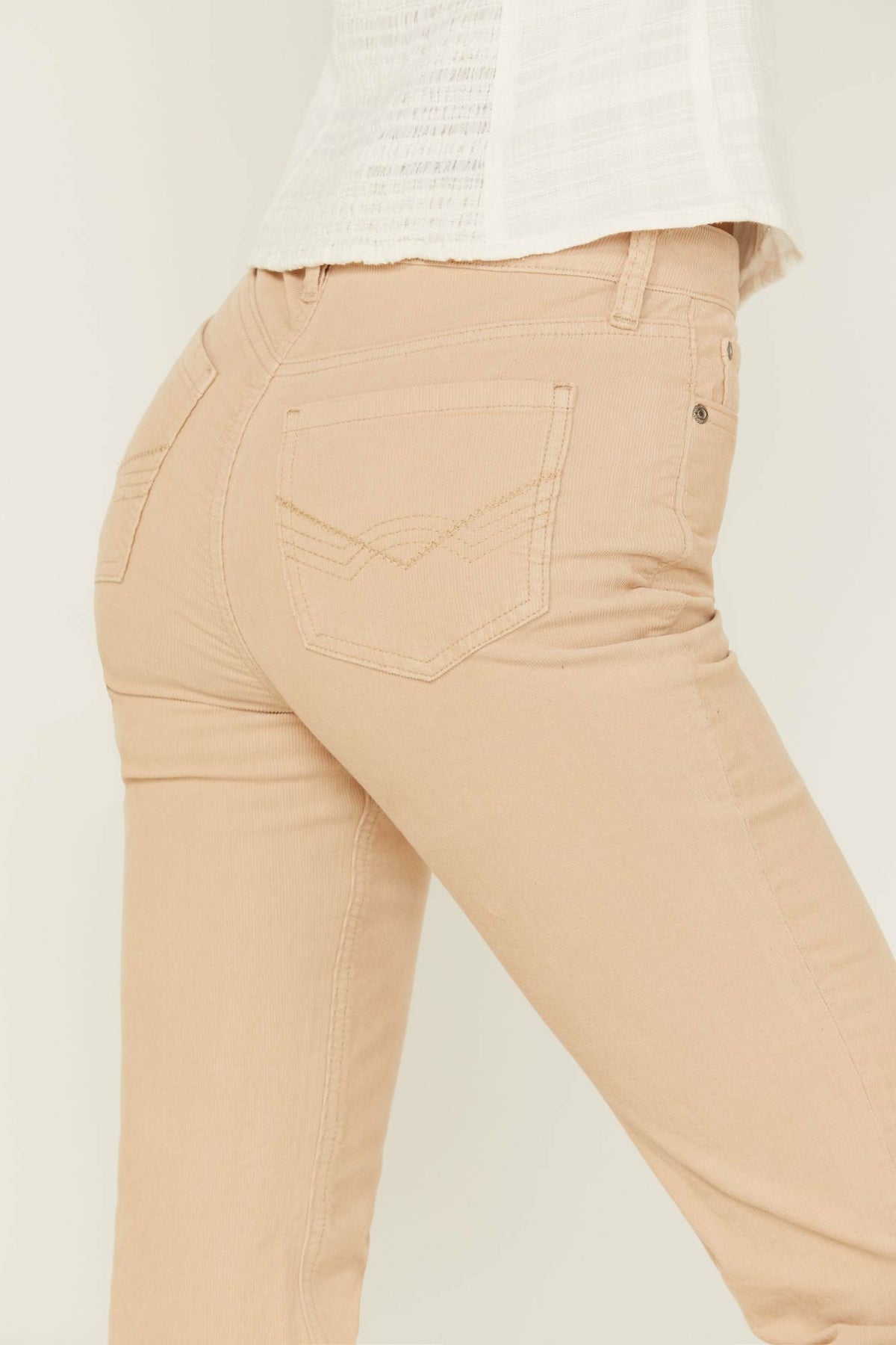 Idyllwind Women | High Risin' Irish Cream Signature Back Pockets Corduroy Flare Jeans