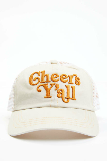 Idyllwind Women | Cheers Ya'll Embroidered Mesh-Back Baseball Hat