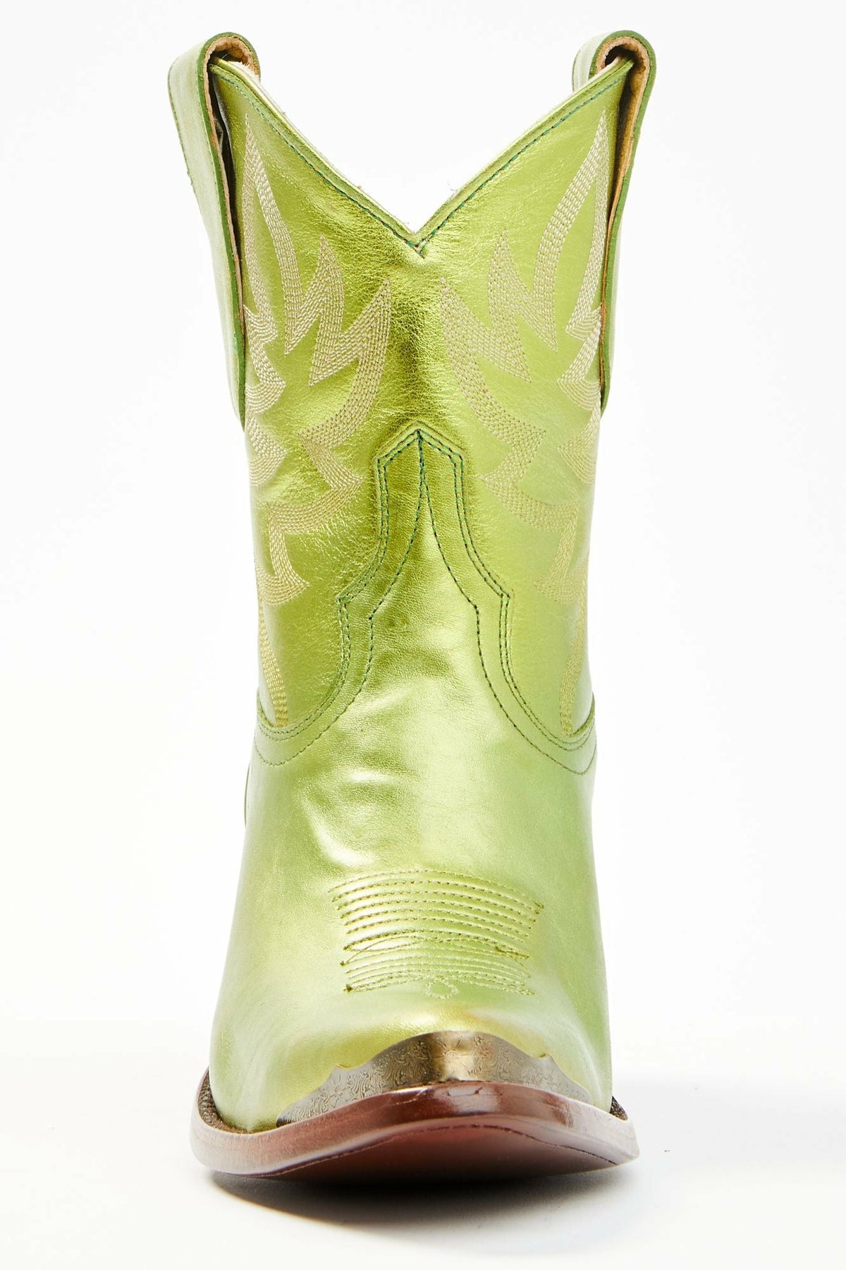 Idyllwind Women | Envy Metallic Green Fashion Leather Western Booties - Round Toe