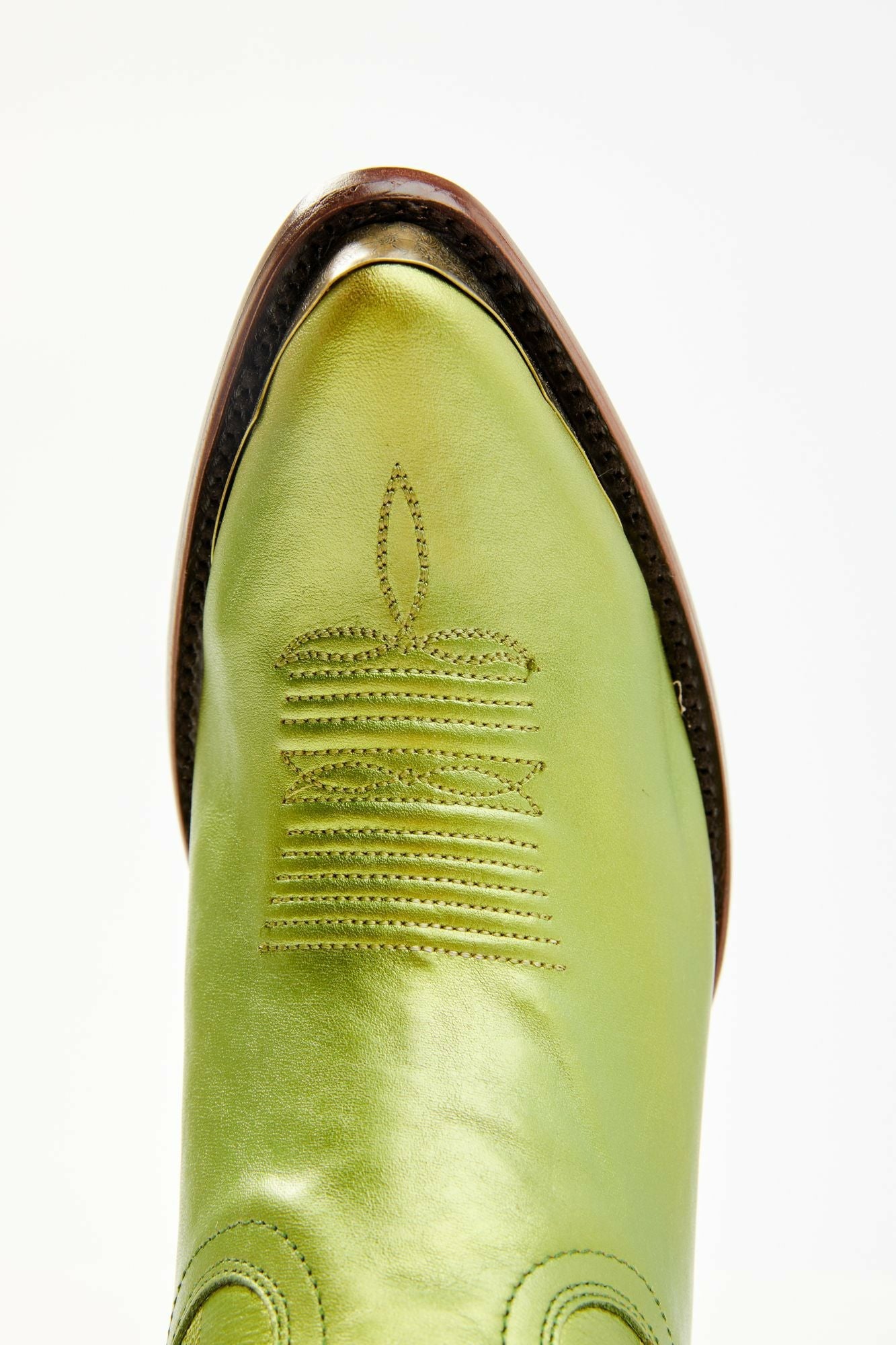 Idyllwind Women | Envy Metallic Green Fashion Leather Western Booties - Round Toe