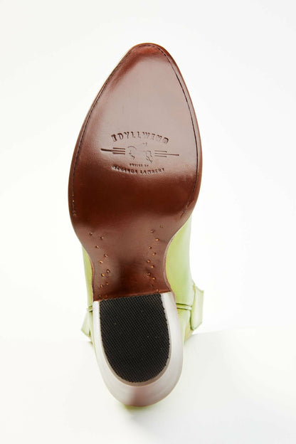 Idyllwind Women | Envy Metallic Green Fashion Leather Western Booties - Round Toe