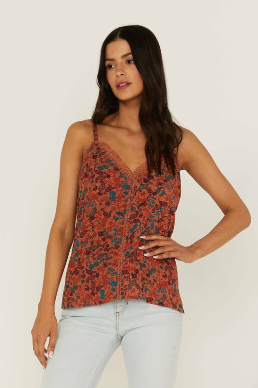 Idyllwind Women | Lurex Little Lace Tank Top