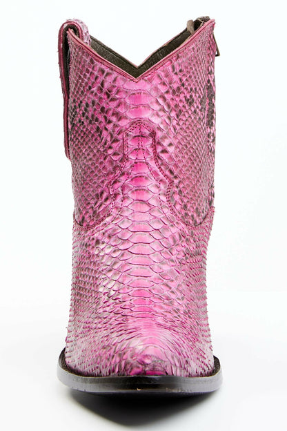 Idyllwind Women | Exotic Python Western Bootie - Round Toe