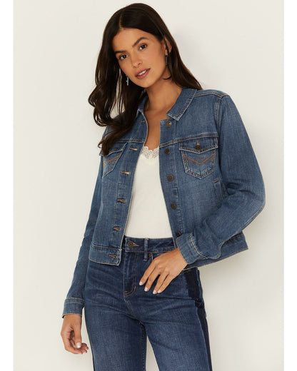 Idyllwind Women | Signature Classic Grapevine Wash Denim Jacket