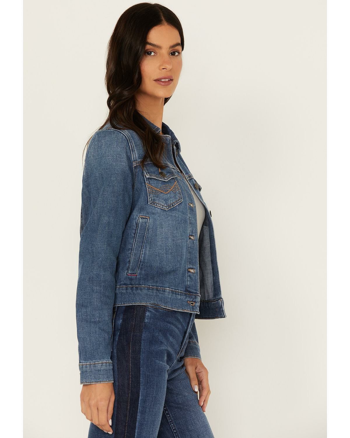 Idyllwind Women | Signature Classic Grapevine Wash Denim Jacket