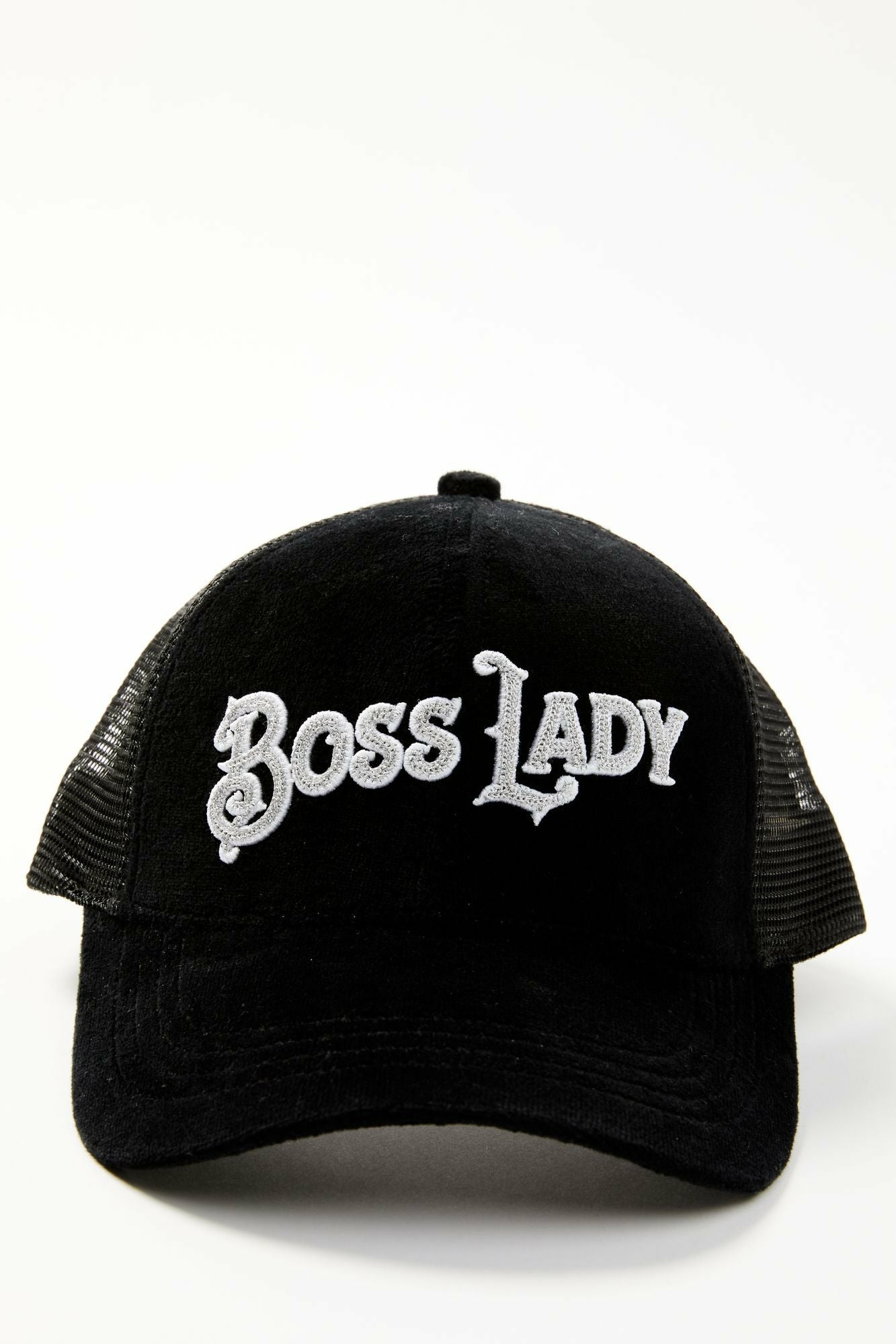 Idyllwind Women | Boss Lady Velvet Mesh Back Baseball Hat