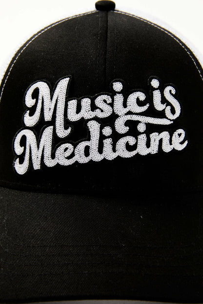 Idyllwind Women | Music Is Medicine Embroidered Mesh Back Baseball Hat