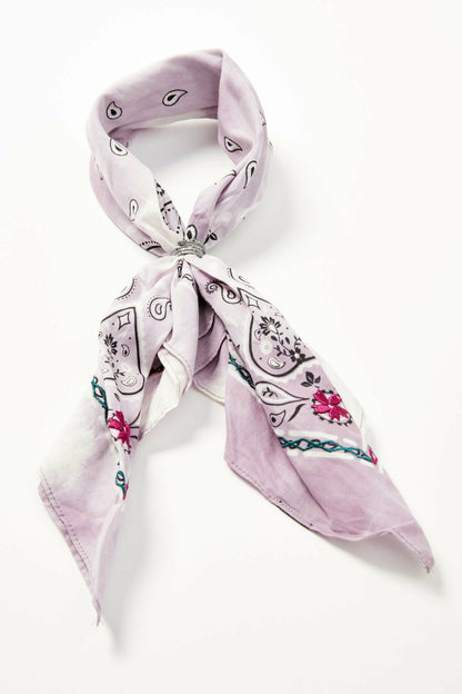 Idyllwind Women | Margo Lane Bandana Bolo Necklace Lavender