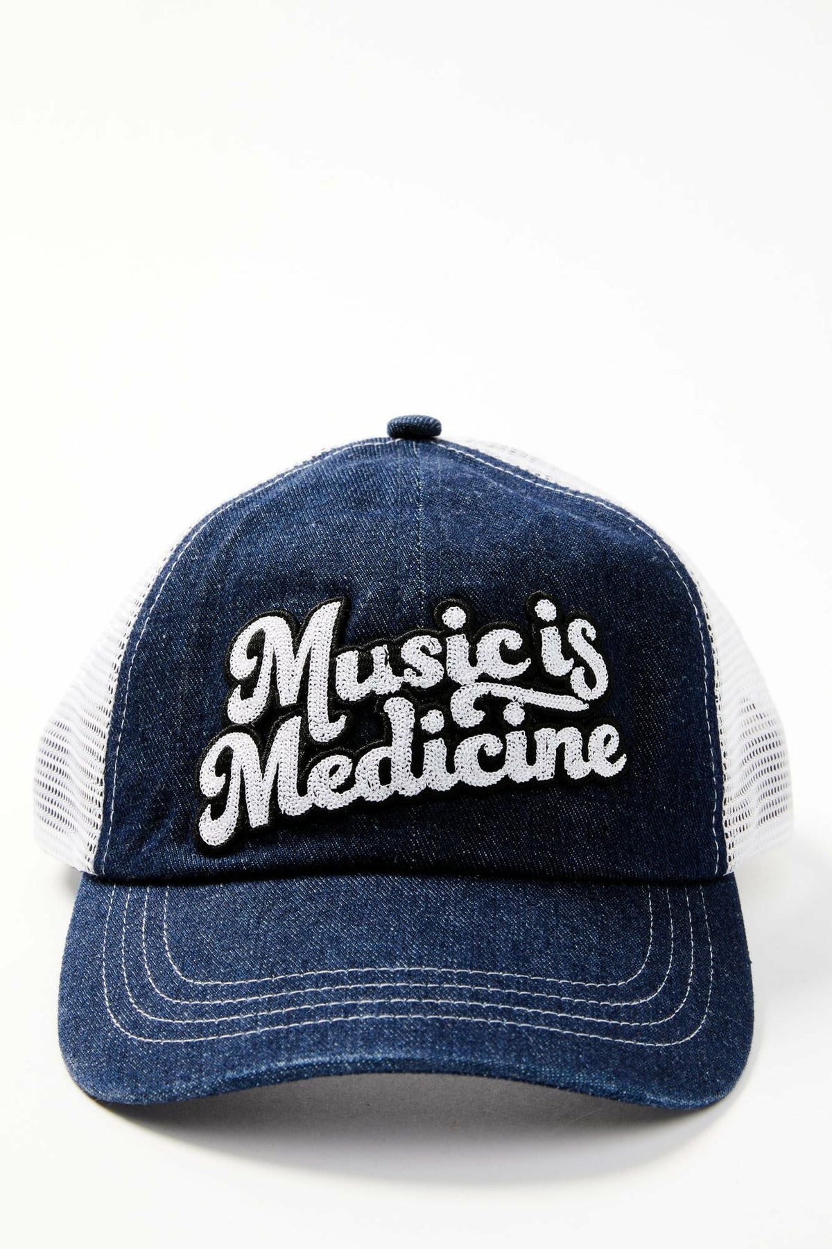 Idyllwind Women | Music Is Medicine Embroidered Mesh Back Ball Cap