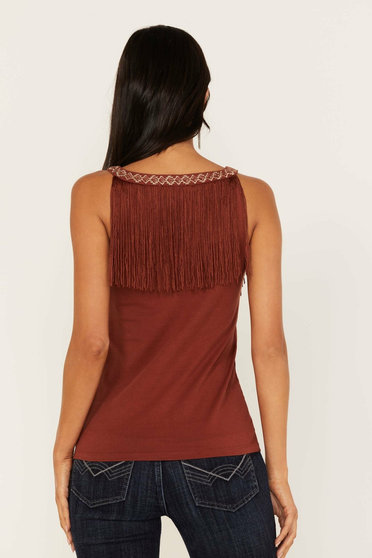 Idyllwind Women | Songstress Embroidered Fringe Tank Top