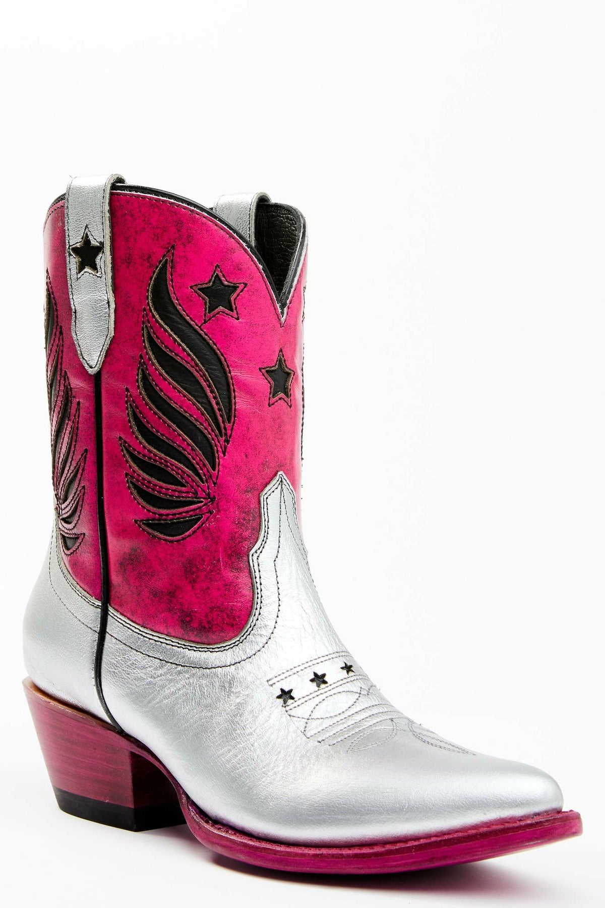 Idyllwind Women | Metallic Star Inlay Roadie Western Booties - Round Toe
