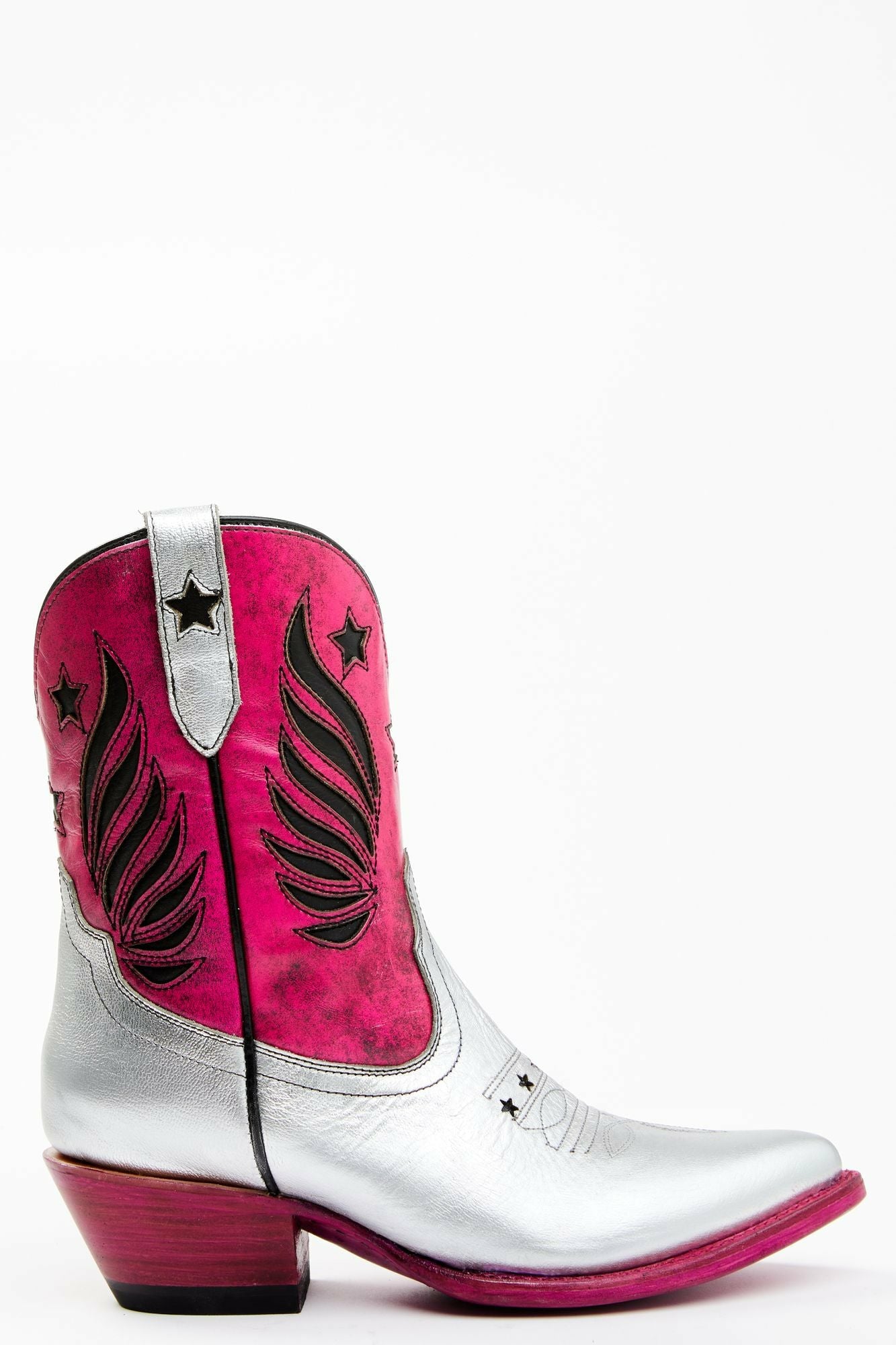 Idyllwind Women | Metallic Star Inlay Roadie Western Booties - Round Toe