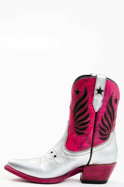 Idyllwind Women | Metallic Star Inlay Roadie Western Booties - Round Toe