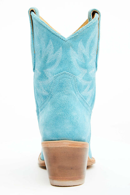 Idyllwind Women | Wheels Bluebird Suede Fashion Western Booties - Round Toe
